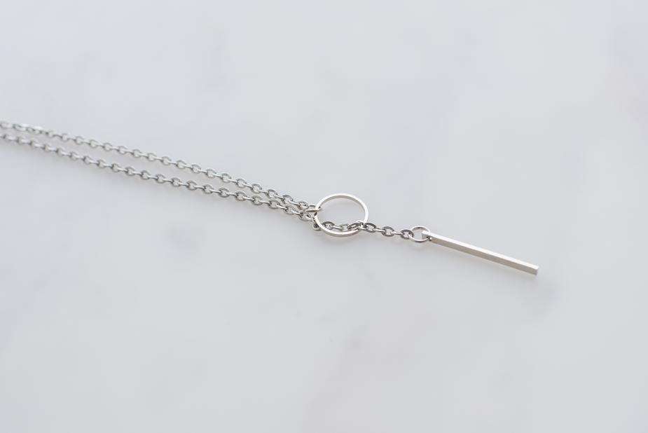 Silver Threader Necklace