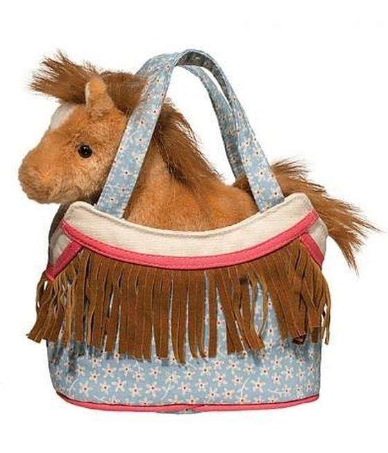 LOVE FLOWERS SAK W/TAN HORSE