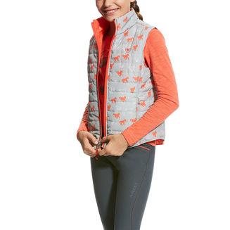 ARIAT GIRLS EMMA REV VEST GRDN PONY